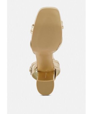 Womens Nyle Platform Heeled Sandals