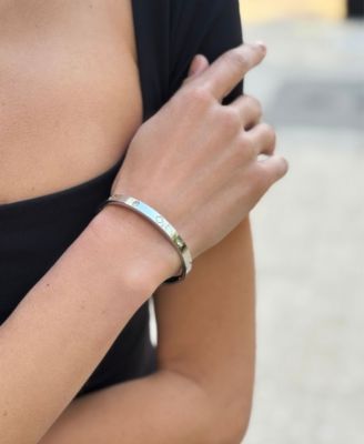 Silver2-Piece Halo Clover Necklace and Bracelet Set