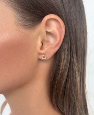 Gold 3-Piece Stud Earrings Set