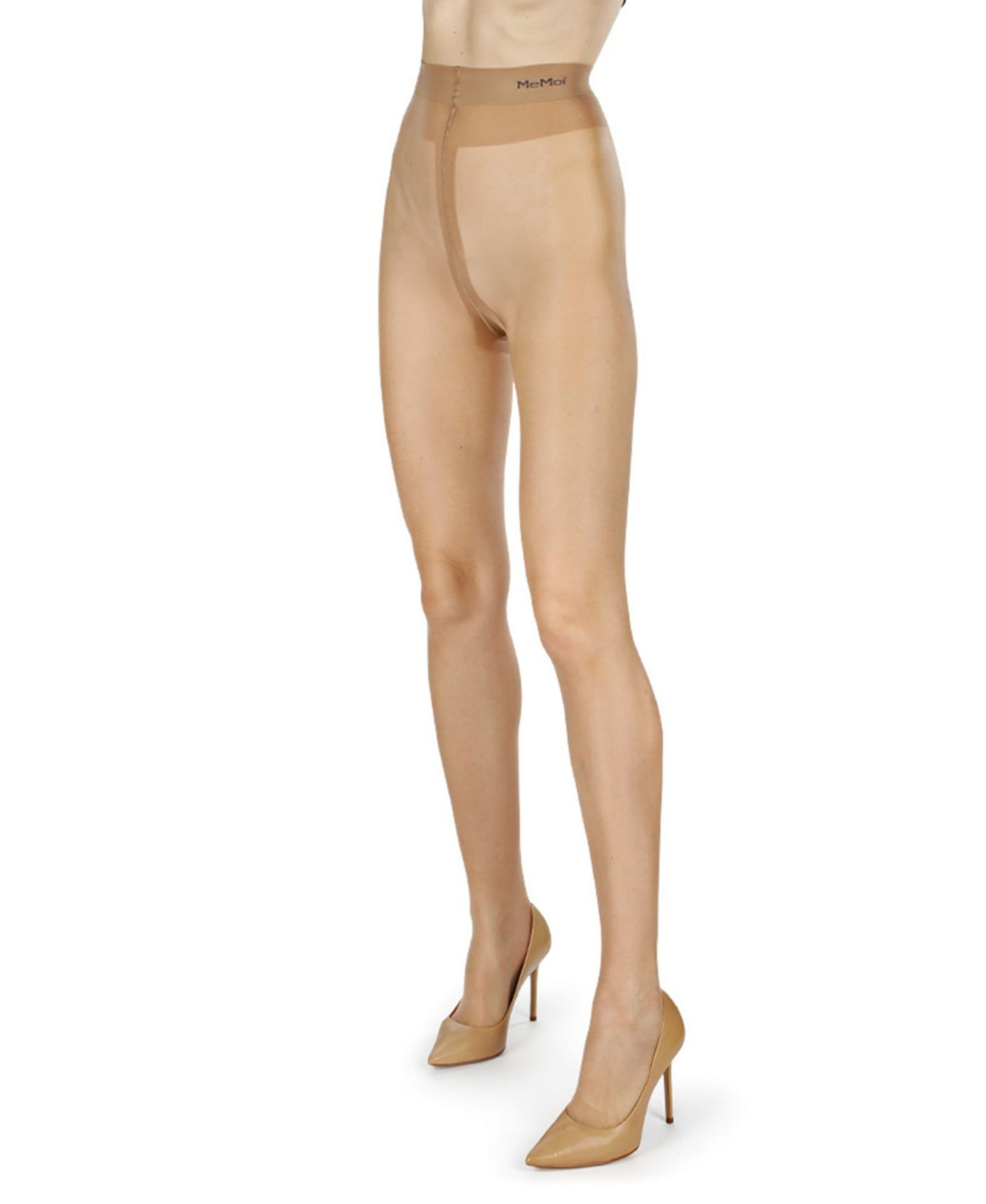 Женские колготки MeMoi Nudes Ultra Bare Non-Control Top Luxe Pantyhose, цвет: Naturel — фото 2