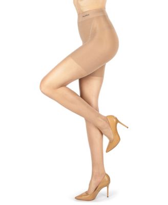 Women's Nudes Ultra Bare Essentials Longline Control Top LUXE Pantyhose