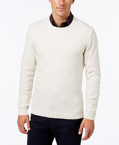 Tasso Elba Men's Big and Tall Chevron Sweater, Only at Macy's