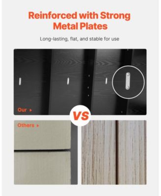 Rectangle Dining Table, 63" Length, Modern Wood Table for 4-6 People