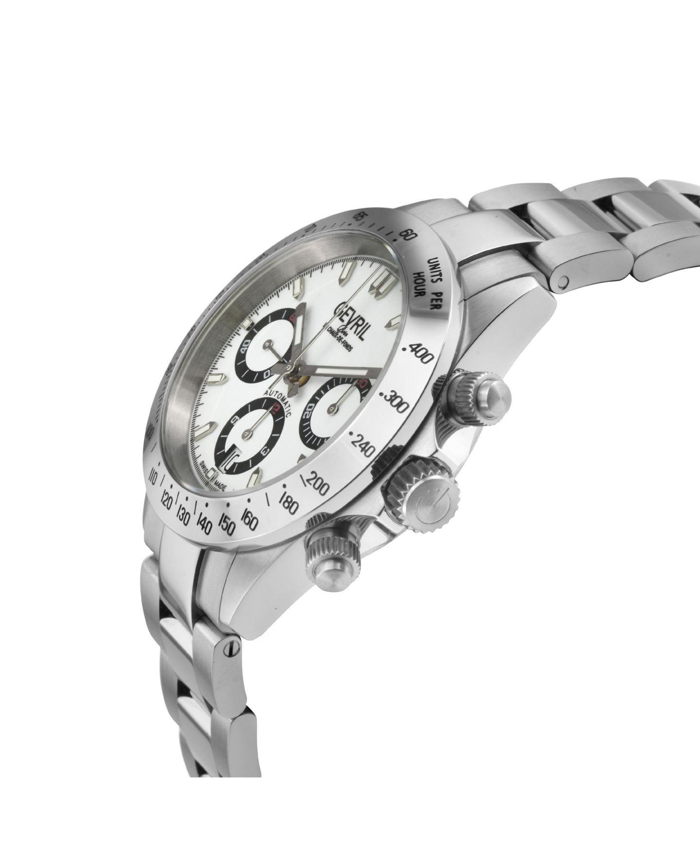 Мужские часы Gevril New Amsterdam Swiss Automatic Bracelet Watch — фото 3