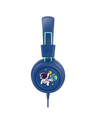 KidJamz KJ55AUX 3.5mm Safe Listening Kid's Headphones with Headset and Color Graphics