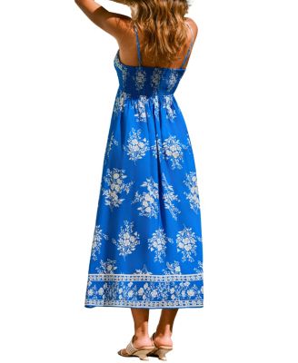 Women's Too Hot to Care Floral Maxi Beach Dress