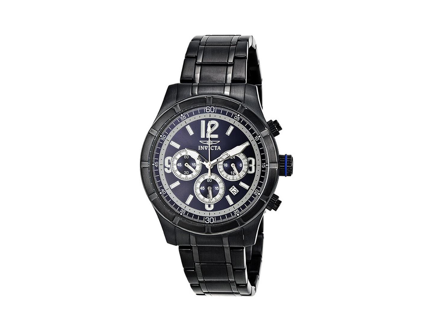 Мужские часы Invicta 11380 Specialty Quartz Chronograph Dial, цвет: Чёрный — фото 1