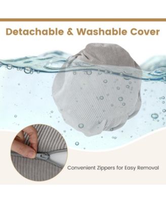 Three in One Folding Sofa Bed with Washable Cover