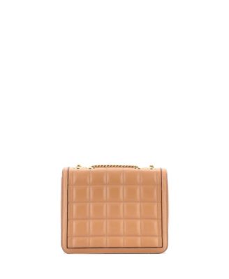 Small Deco Chain Flap Bag Mixed Matelasse Leather