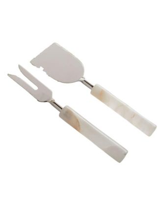 The Collective, Santo Alabaster Cheese Tools - Set of 2