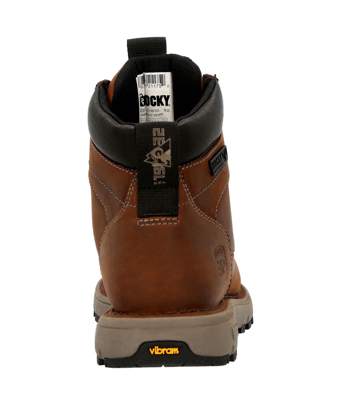 Женские ботинки ROCKY Legacy 32 Composite Toe Waterproof Work, цвет: Коричневый — фото 3
