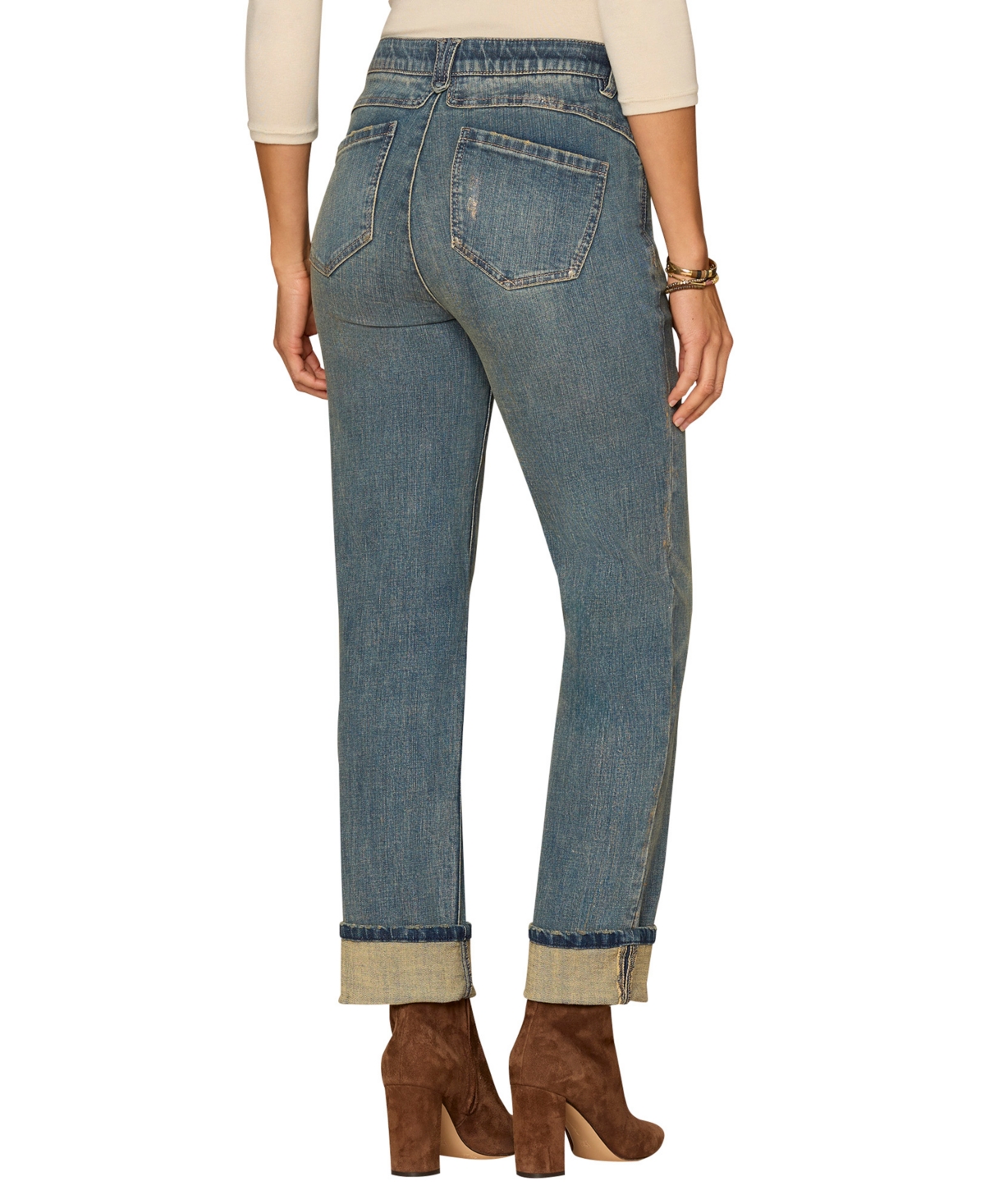 Democracy Petite High Rise Boyfriend Jeans