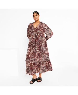 Women's Plus Size Gaia Print Dress
