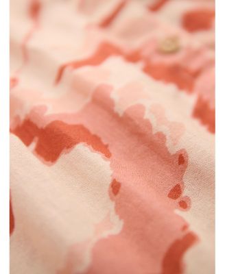 Women's Long Sleeve Tie Neck Swing Shirt