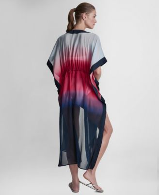 Women's Tie-Front Cover-Up Kaftan