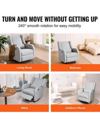 Electronic Power Recliner and Swivel Glider, 250 lbs Capacity, USB Port