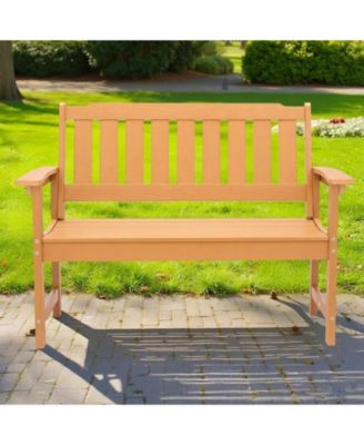 50.5in Weatherproof Patio Bench with 800 lbs Capacity for Outdoor Seating