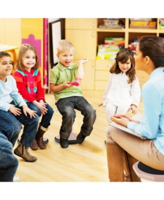 Adjustable-Height Wobble Stool for Active Seating