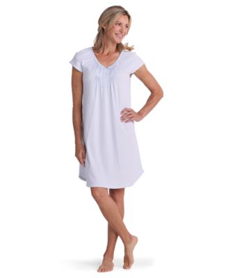 Women's Short-Sleeve V-Neck Nightgown
