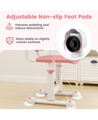 Height-Adjustable Double Back Support Study Chair for Kids 3