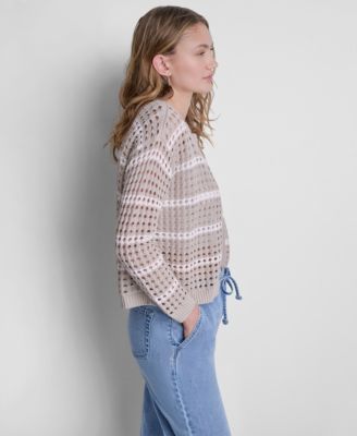 Women's Relaxed-Fit Open-Front Cardigan