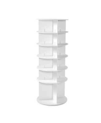 6-Tier Rotating Shoe Rack 360 Spinning Shoe Organizer for Bedroom Closet