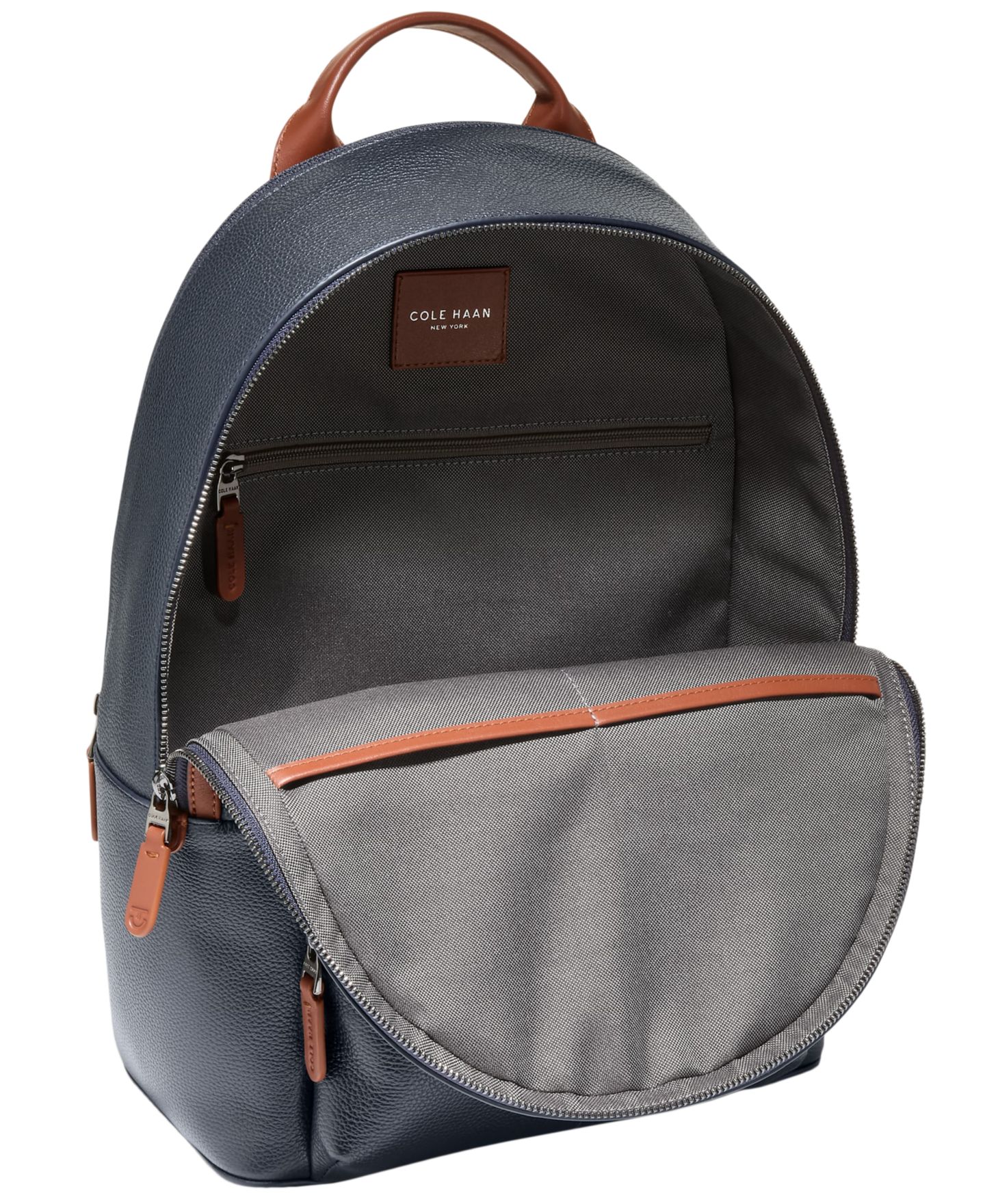 Рюкзак Cole Haan Damon Two-Tone Laptop, цвет: Тёмно-синий — фото 4