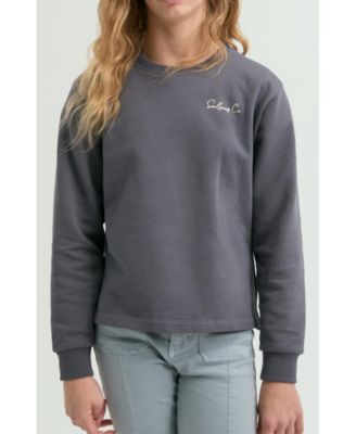 Big Girls sweatshirt embroidered with snake motif