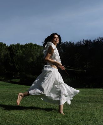 Women's Ruffle-Trimmed Top