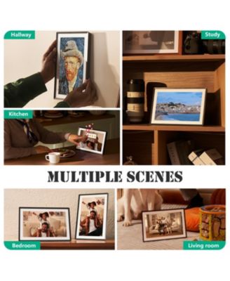 by Lexar 10.1" WiFi Digital Photo Frame | HD Anti-Glare Touch Display | 32GB Storage | Share Photos/Videos via App | Perfect for Gifting