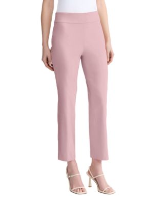 Women's Straight-Leg Pull-On Ankle Pants