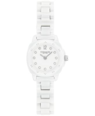 Women's Kitt White Ceramic Bracelet Watch, 21mm