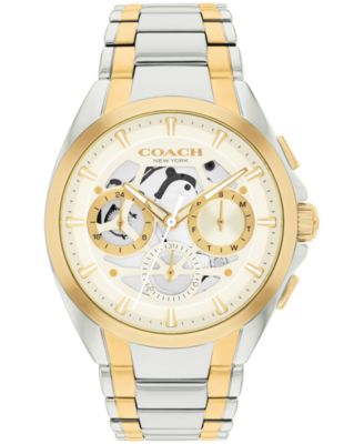 Men's Jackson Two Tone Stainless Steel Bracelet Watch, 41.5mm