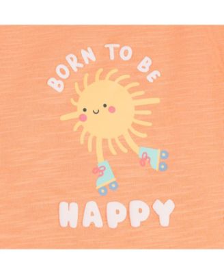 Baby Girls Short Sleeve T-Shirts, 3-Pack