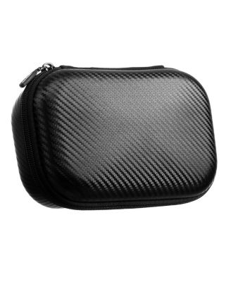 Carbon Pencil Case EVA Box Storage Organizer School Supplies Cable Holder