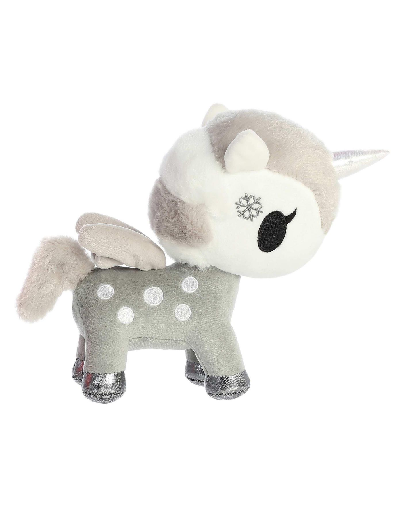 Детская мягкая игрушка Aurora Small Toki Mochi Sky Unicorno Snowballs tokidoki Enchanting Plush Toy — фото 3