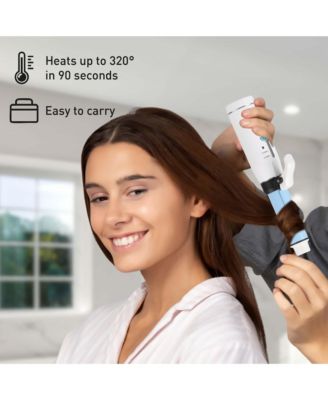 USB Rechargeable Cordless Styling Duo – Hair Straightener & Curling Iron Bundle