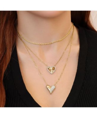 Twisted Rope Chain Necklace 14K Gold-Plated Sterling Silver