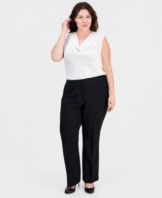 Plus Size High Rise Bootcut Pants