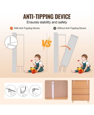 Rattan Shoe Cabinet, 5 Tiers with Adjustable Shelves for Entryway Storage