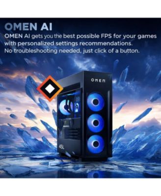 Omen MAX Tower Desktop AMD Ryzen 9 32GB RAM NVIDIA GeForce RTX 5090 1TB SSD Storage Windows 11 Pro