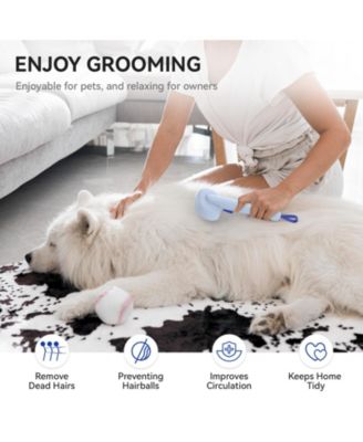 Cat Hair Brush For Shedding Grooming Massage Remove Loose Hair
