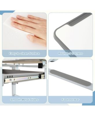 Kid's Study Desk and with Tilt Desktop and Pen Holder