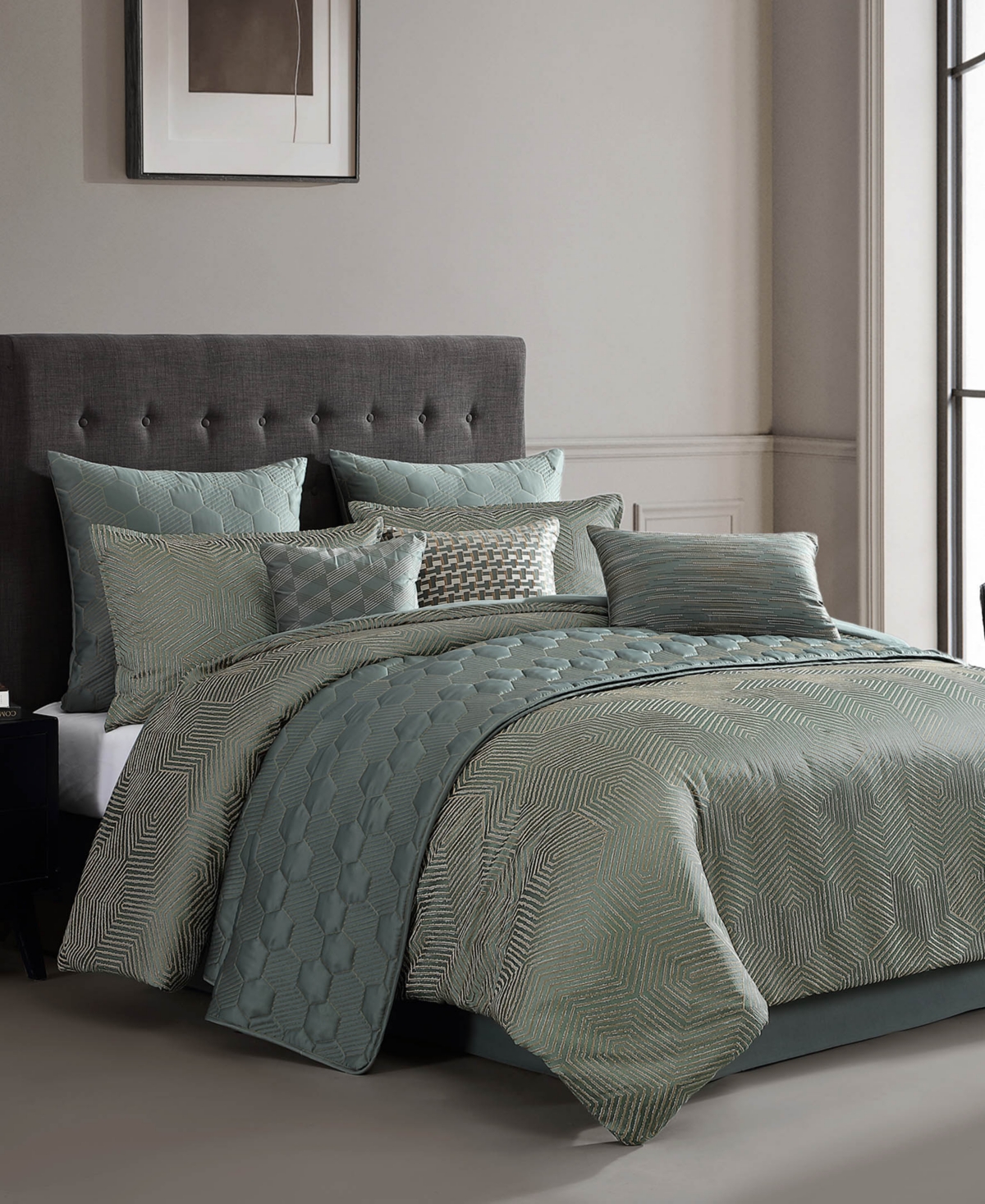 Riverbrook Home Hendrix Jacquard 10-Pc. Comforter Set