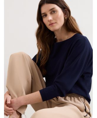 Women's Cristine Slash-Neck Knitted Jumper