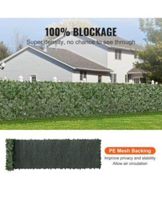 Ivy Privacy Fence, 39 x 198 Wall, Faux Hedges for Garden Use