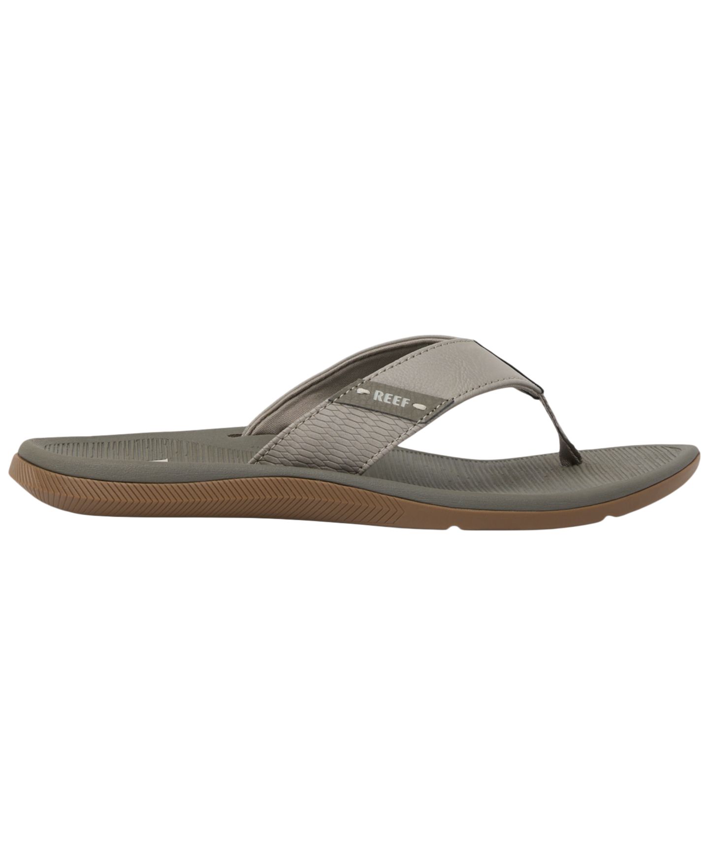 Мужские сандалии REEF Cushion Phantom 2.0 LE Slip-On Sandal, цвет: Коричневый / Чёрный — фото 2