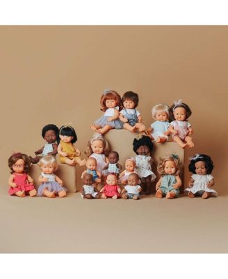 baby Doll 15'' Native American Boy (Polybag) - Made in Spain, Anatomically Correct, Quality, Inclusion, Vanilla scented