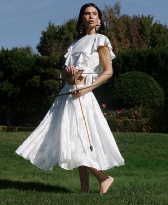 Women's Ruffle-Trimmed Top