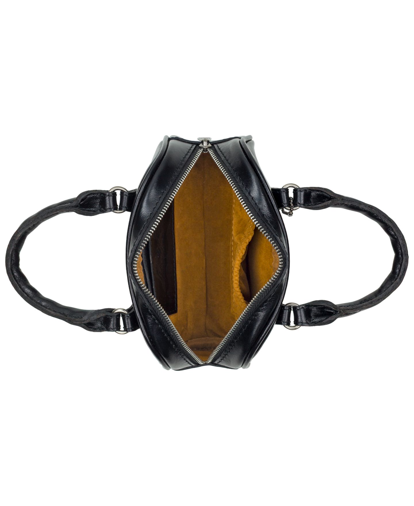 Женская сумка Patricia Nash Pomezia Mini Leather Top Handle Crossbody, цвет: Чёрный — фото 4